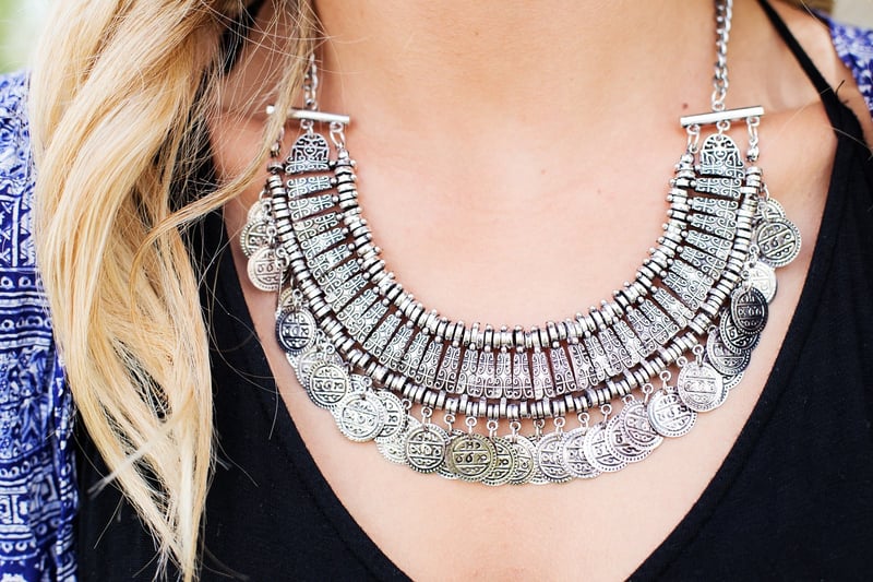 Upcycled Metal Necklace